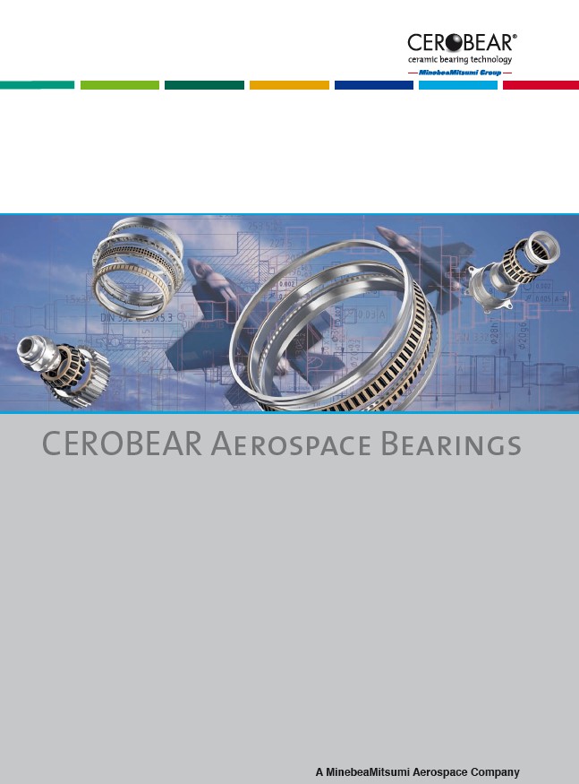 CEROBEAR Aerospace Bearings Brochure Cover